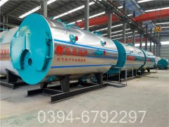 屠宰设备配套河南锅炉WNS型500公斤蒸发量燃气锅