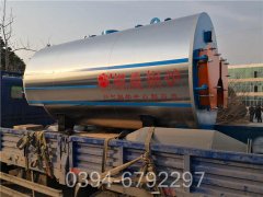 河南4900kw液化气热水锅炉