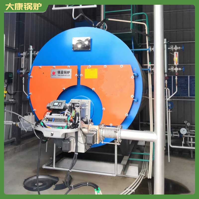 生物质颗粒锅炉价钱银晨锅炉公司两吨常压燃气热水锅炉