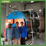3吨卧式燃气蒸汽锅炉太康县银晨锅炉有限公司